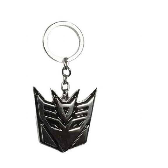 Transformers Decepticon Chrome Emblem Keychain Keyring