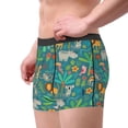 thumbnail image 3 of Kdxio Men's Boxer Briefs with Jungle Animals Print - Comfortable and Breathable Underwear for Everyday Wear, 3 of 7