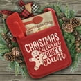 thumbnail image 4 of Christmas Oven Mitt with Storage Pocket Heat-Resistant Pot Holder And Baking Tool Organizer Holiday Baking Essentials, 4 of 7