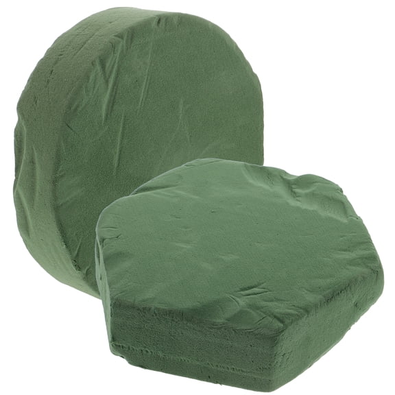 Homoyoyo Green Absorbent Foam Flower Mud for Artificial Plants and Flowers, 2-Pack Floral Arrangement Supplies