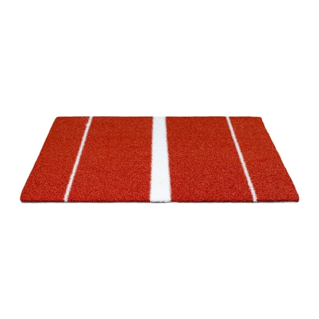 Colchoneta de golf con colchoneta de golf equipo de golf realista de equipos de entrenamiento portátil de hierba portátil para la oficina de la Rojo
