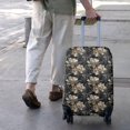 thumbnail image 3 of Pioneer Flower Floral Print Pattern Luggage Cover Fashion Suitcase Cover Baggage Covers Fit 25-28 Inch Luggage (Go Travel), 3 of 5