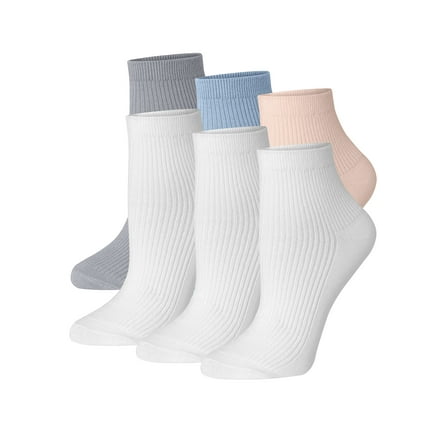 Ankle Socks, 6 Pairs, Originals SuperSoft Socks, Stretch, Logo