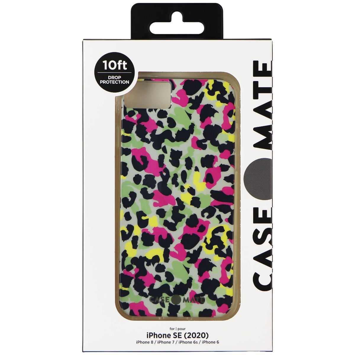 Case-Mate Prints Case for Apple iPhone SE (2nd Gen) 8 / 7 - Neon Cheetah