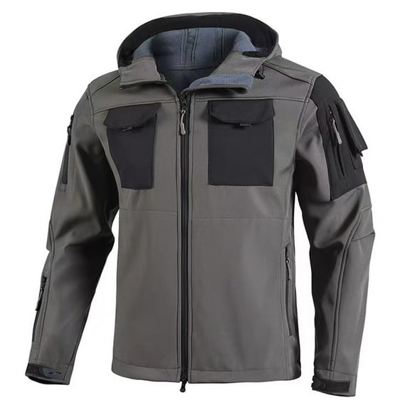Men Mountaineering Wear Riding Jacket Outdoor Multifunctional Hardshell Jacket