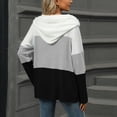 thumbnail image 7 of Oplxuo 2025 Fall Womens Hoodies Oversized Casual Fashion Sweaters Long Sleeve V Neck Knit Pullover Tops, 7 of 7