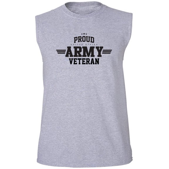 Proud United States Army VETERAN Adult Sleeveless Tee