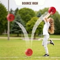 thumbnail image 4 of PLAYZAP Playground Balls - 8.5 Inch (6-Pack) Kickball Dodgeball Rubber Bouncy Inflatable Balls for Kids Adults, Indoor & Outdoor ball Games, Four Square, Recess, Dodge Ball, Handball W/air Pump, 4 of 6