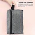 thumbnail image 4 of Neceser, neceser, neceser de maquillaje, neceser impermeable, neceser de viaje para hombres, mujeres y niñas (gris), 4 of 5