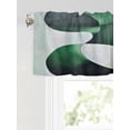 thumbnail image 6 of Valances for Windows Abstract Stitching Rod Pocket Cafe Window Treatments Valance Curtains for Kitchen Bathroom Laundry Basement Windows 56"x16", 6 of 9