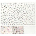 thumbnail image 3 of 6Pack Face Tattoo Stickers Multi Color 15.00X10.00X0.30Cm Temporary Tattoo for Makeup Enthusiasts Daily Use, 3 of 9