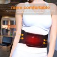 thumbnail image 3 of Faja de soporte para la cintura con masaje térmico y confort para aliviar la fatiga y el dolor de espalda, talla L, 3 of 8