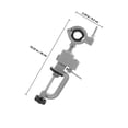 thumbnail image 2 of Minkissy 1Set Silver Color Rotating Parts Work Stand For Carpenters And Hobbyists 10.22X3.34X1.97in, 2 of 7