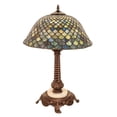 thumbnail image 2 of Meyda Tiffany 251959 Tiffany Fishscale 23" Tall Buffet Table Lamp - MultiColor, 2 of 2