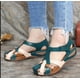 thumbnail image 2 of Zapatos de mujer europeos y americanos, sandalias de mujer con tacón de cuña y velcro hueco de gran tamaño, 2 of 4