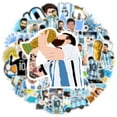 thumbnail image 4 of 50 stk Super Star Fodboldspiller Sticker Messi Vinyl til Argentina Messi Fan, 4 of 5