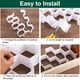 thumbnail image 5 of Uxcell 16 Pcs Separador de Cajón Plástico Ajustable Organizador de Divisor para Ropa Interior Cinturón Bufanda Calcetines, Blanco, 5 of 6