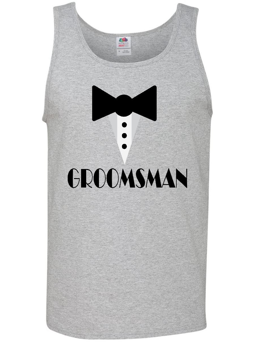 Download INKtastic - Groomsman Mock Tuxedo Men's Tank Top - Walmart ...