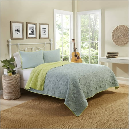 Vue Zuma Beach Reversible Cotton Quilt Set - Walmart.com