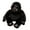 Black_50cm, variant on Quality Monkey Plush Pillow Black Animal Designs for Home Comfort Cushions