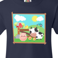 thumbnail image 4 of Inktastic Farm Animals with Cow, Chick and Pig Youth T-Shirt, 4 of 5