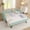 Cyan, variant on Leumius Twin Size Gingham Daybed with Pop Up Trundle,Modern Linen Daybed with USB Ports and Adorable Wave Shaped,Upholstered Day Bed Fram for Living Room/Bedroom/Guest Room,Black