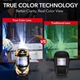 thumbnail image 4 of Welding Hood Auto Darkening Welding Helmet with Light True Color 1/1/1/2 Top Optical Clarity Wide Shade 9-13 Welding Mask with Grinding Weld Helmet, 4 of 9