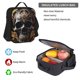 thumbnail image 5 of Balery Gold Pattern Black Skull Mochila escolar 3 en 1 para niños: mochila resistente con lonchera térmica y estuche para lápices. Mochila escolar para niños y niñas., 5 of 7
