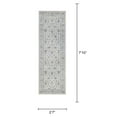 thumbnail image 6 of Couristan All Over Mashhad Area Rug, Grey ,Runner, 2'7" x 7'10", 6 of 6