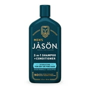 Jason Men's 2-in-1 Hydrating Ocean Minerals & Eucalyptus Shampoo & Conditioner, 12 fl oz