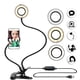 thumbnail image 1 of Aro Led Con Pinza, Soporte Para Celular Flexible y Ajustable MobileCity Negro, 1 of 4