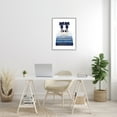 thumbnail image 2 of Stupell Industries Navy Blue Bow Heels Chic Glam Bookstack Beauty & Fashion Painting Gray Framed Art Print Wall Art, 24 x 30, 2 of 8