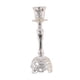 thumbnail image 3 of Candelabro Candelabro Candelabro Candelabro Resistente Decorativo Deluxe para Mesa Astilla, 3 of 9