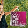 thumbnail image 6 of Dreamtimes Pink Christmas Snowflakes Hand Towels 2 PCS, Kitchen Towel Ultra Soft and Highly Absorbent,Decorative Fingertip Face Towel for Bathroom Hotel, 28.3"x 14.4", 6 of 6