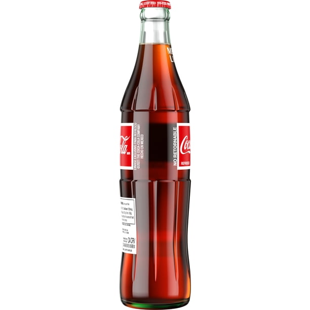 メキシコ産　Coca-Cola リターナブルガラスボトル 500ml Coca-Cola Glass 500mL | Mexican soda flavors for cafes - Walmart