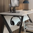 thumbnail image 5 of Genesis Adjustable Gaming Desk, White, 5 of 9