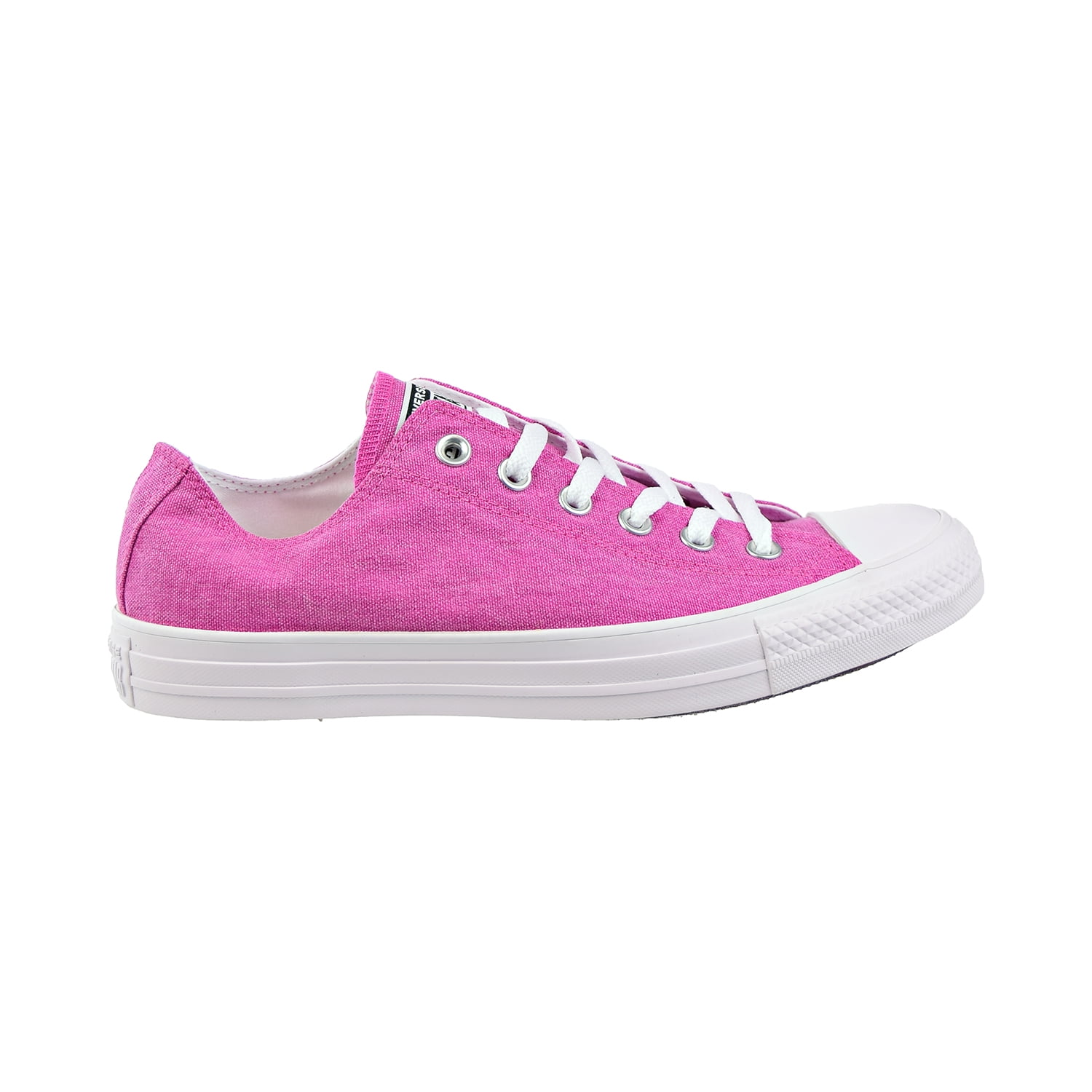 converse chuck taylor all star ox trainers in stonewashed pink