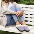 thumbnail image 2 of Ecetana Warm Knit House Slippers for Women Comfy Lined Slippers with Memory Foam, 2 of 6