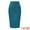 Blue Green, variant on Women's Business Knee Length High Waist Bodycon Suit Skirt S Grey Blue