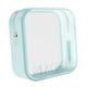 thumbnail image 5 of Bolso cosmético del silicón con los bolsos multiusos reutilizables portátiles del almacenamiento del artículo de tocador del maquillaje de la cremalle azul, 5 of 8