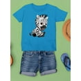 thumbnail image 3 of Zebra Sitting T-Shirt Juniors -Image by Shutterstock,  Medium, 3 of 4