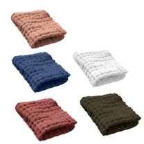 AUQ 5Pcs Wash Cloth,Fluffy Water-Locking Layers Wash Cloths,Practical All-Purpose Use Face Cloths for Washing Face,Muticolor2,11.81*11.81*0.39in
