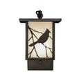 thumbnail image 4 of Meyda 87906 6.5 in. Hyde Park Song Bird Curved Arm Wall Sconce, Ca Craftsman, 4 of 6