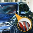 thumbnail image 2 of ALAZA Eagle American Flag Windshield Sun Shade Car Foldable Visor Block UV Rays Protector 57"x31.5", 2 of 9