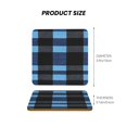 thumbnail image 3 of Multi-Shape Mdf Cork Coaster 4 Pieces Of Anti-Slip, Anti-Wear And Anti-Fouling 3.9in Easy To Clean And Stable Structure Slateblue Buffalo Plaid Check Tartan Scotland_3 Square, 3 of 7