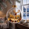 thumbnail image 4 of PoyoKee Christmas Decorations, Clear Acrylic Fillable Tree Balls, Hanging Christmas Ball Ornaments for Xmas Tree Home Holiday Wedding Party Decor, 4 of 8