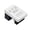 Silver, variant on High Compatibility ATX3.0 To PCIe5.0 Power Bridge Connectors Heavy Duty Metal ABS Construction Stable Current Transmission For Gaming Rigs