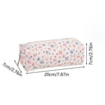thumbnail image 4 of Summer Saving!Back_to_School Saving!School_Supplies!Under $1 dollars!Special Pencil Case Pouch, Colorful Pencil Pouch Makeup Brush Bags ForTeenagers Home Office Orginazer, White, 4 of 8