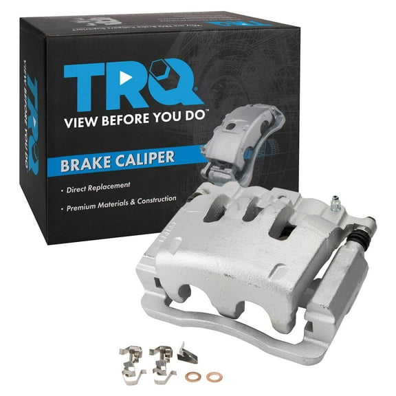 TRQ Rear Left Brake Caliper w/Bracket Drivers Side Compatible with 2005-2007 Ford F-250 Super Duty F-350 Super Duty