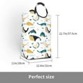 thumbnail image 3 of KLL Cute Whale Laundry Hamper,Large Canvas Fabric Lightweight Storage Basket Toy Organizer Dirty Clothes Collapsible Waterproof, 3 of 6